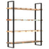 Rustika Rowe -  4-Tier Bookcase 160x40x180 cm Solid Reclaimed Wood